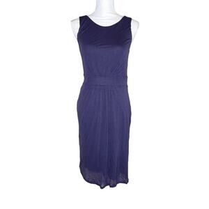 Boden Easy Day Dress plum purple sleeveless women’s size 6